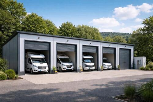 Foto - Wohnmobil-Stellplatz (geplant) – Halle Garage – Bad Berleburg