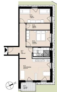 Foto - 2 Zimmer Erdgeschoßwohnung zur Miete in Cuxhaven