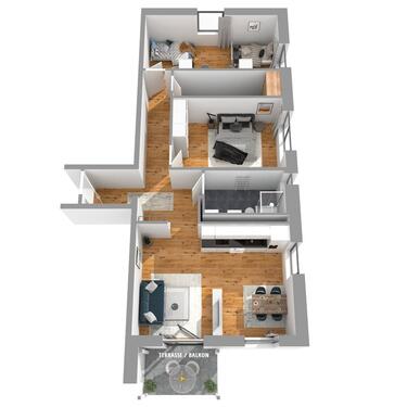 Foto - 2 Zimmer Erdgeschoßwohnung in Cuxhaven