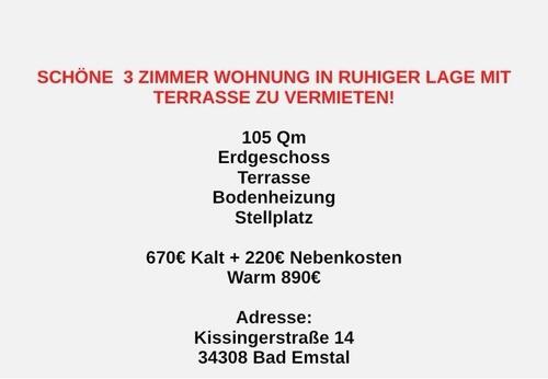 Foto - 3 Zimmer Wohnung - 890,00 EUR Kaltmiete,