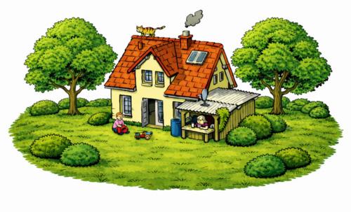 Foto - Großzügiges Einfamilienhaus auf herrlichem Grundstück