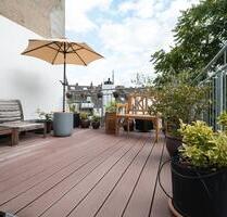 2-Zi-Wohn mit eigener Süd-Dachterrasse, nähe Nord-Str. (von priva - Düsseldorf Derendorf
