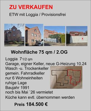 Foto - ETW mit Loggia - 184.500,00&nbsp;EUR Kaufpreis, ca.&nbsp; 75,00&nbsp;m&sup2;