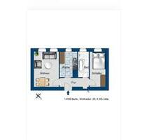 Tauchwohnung - 733,00&nbsp;EUR Kaltmiete, ca.&nbsp; 42,00&nbsp;m&sup2; in Berlin (PLZ: 14169) Steglitz-Zehlendorf