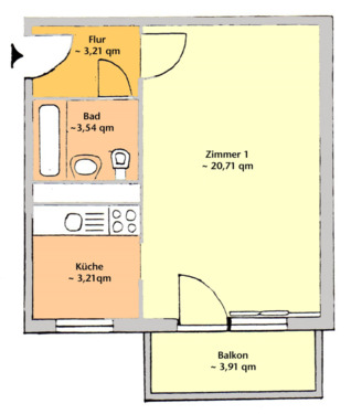 Foto - Etagenwohnung in Berlin zum Kaufen