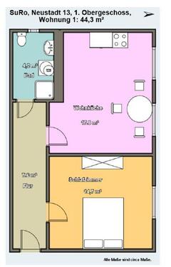 Foto - 2 Zimmer Etagenwohnung zur Miete in Sulzbach-Rosenberg