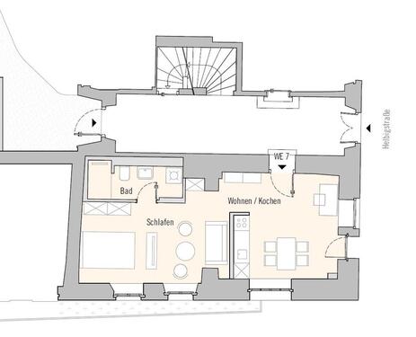 Foto - Moderne Studio-Wohnung - 480,00&nbsp;EUR Kaltmiete, ca.&nbsp; 40,00&nbsp;m&sup2;