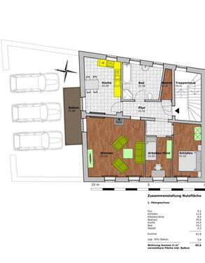 Foto - helle 3-Raum Wohnung Zentrum BBG ab 01.12.2025