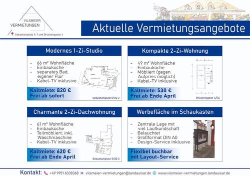 Foto - Modernes 1-Zimmer-Studio - 820,00&nbsp;EUR Kaltmiete, ca.&nbsp; 66,00&nbsp;m&sup2;