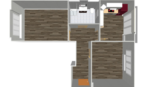 Foto - 2-Zimmer Wohnung in Uninähe - 385,00&nbsp;EUR Kaltmiete, ca.&nbsp; 57,00&nbsp;m&sup2;