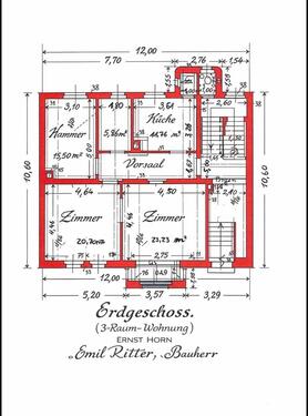 Foto - 3 Zimmer Hochparterre in Crimmitschau