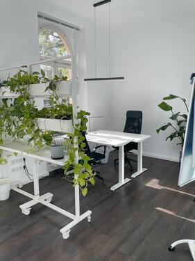 Foto - Zwei fixe Schreibtische in modernem Office in Kölner Südstadt