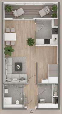 Foto - Top Kapitalanlage in Schweinfurt: 1-Zi-Wohnung mit Balkon & neuem