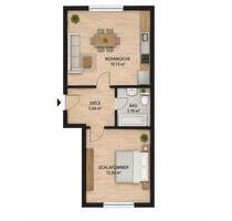 2-Zimmer-Wohnung | 45 m² | 800m zur Uni Wuppertal 2-Zimmer-Wohnung | 45 m² | 800m zur Uni Wuppertal