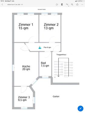 Foto - 3-Zimmer-Wohnung - 705,00&nbsp;EUR Kaltmiete, ca.&nbsp; 72,00&nbsp;m&sup2;