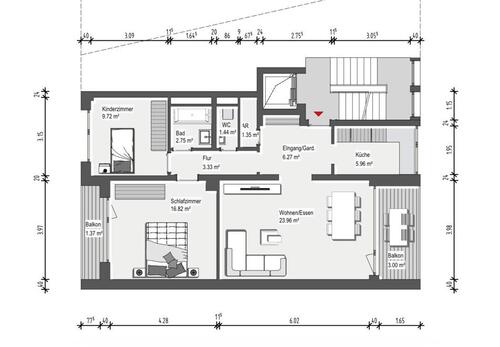 Foto - 3 Zimmer Etagenwohnung zum Kaufen in Solingen