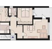 3-Zimmer-Erdgeschosswohnung mit Terrasse in Sackgassenlage - Ganderkesee