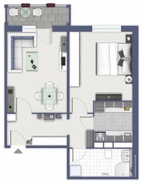 Foto - Etagenwohnung in Chemnitz zur Miete