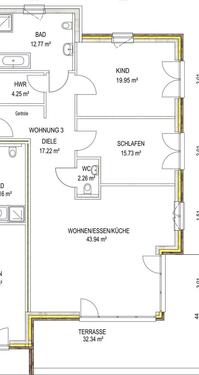 Foto - Erdgeschoss Wohnung - 1.200,00 EUR Kaltmiete,