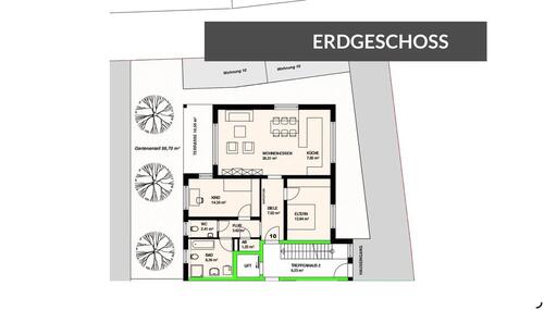 Foto - 3 Zimmer Erdgeschoßwohnung in Maulburg