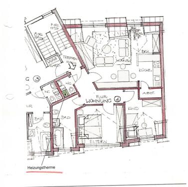 Foto - Schicke 3-Zimmer DG-Wohnung in zentrale Lage Münster-Sarmsheim
