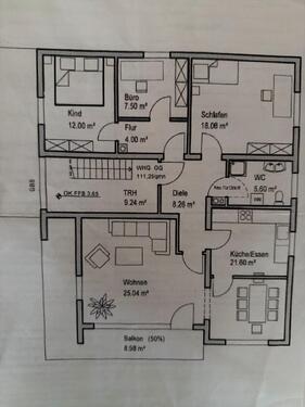 Foto - 5 Zimmer Wohnung Büdingen - 1.165,00&nbsp;EUR Kaltmiete, ca.&nbsp; 111,00&nbsp;m&sup2;