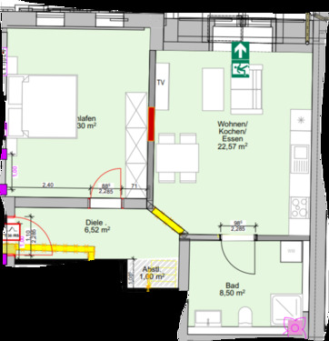 Foto - Etagenwohnung zur Miete in Worms