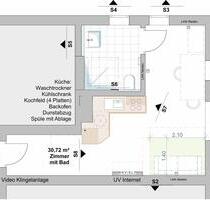 Wohnen - Zentral Neubau - 750,00&nbsp;EUR Kaltmiete, ca.&nbsp; 30,72&nbsp;m&sup2; in Arberg (PLZ: 91722)