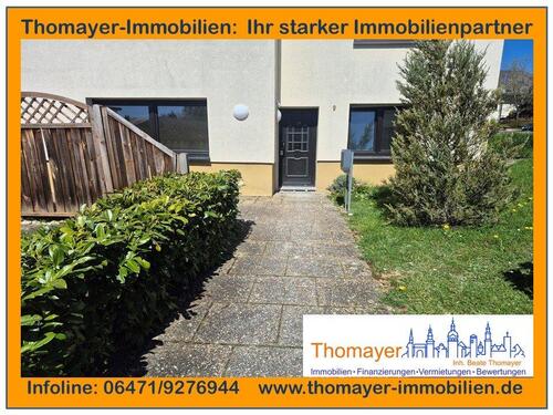 Foto - Schöne ebenerdige 2-Zimmer-Wohnung mit eigenem Zugang, Terrasse und Garage in Weilburg!!!