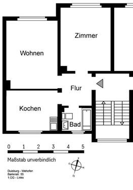 Foto - Etagenwohnung zur Miete in Duisburg