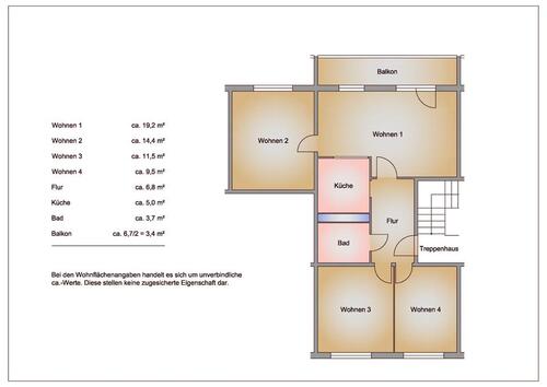 Foto - Etagenwohnung zur Miete in Frankfurt (Oder)
