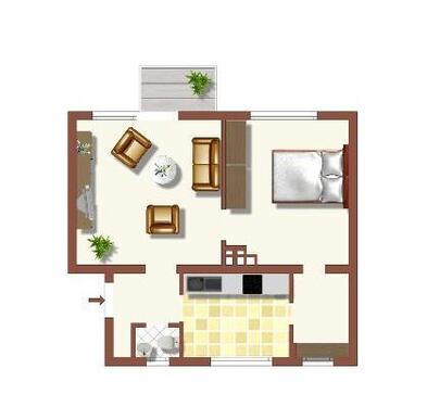 Foto - Etagenwohnung zur Miete in Duisburg