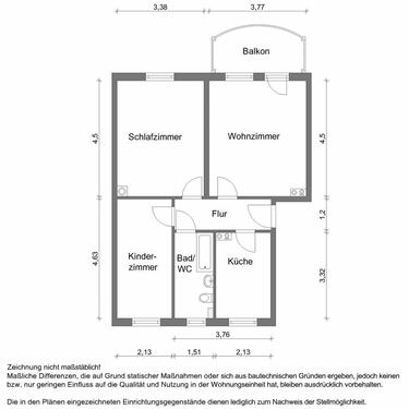 Foto - 3 Zimmer Etagenwohnung in Zwickau