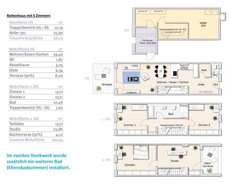 Foto - 5 Zimmer Reihenhaus zur Miete in Schwäbisch Hall