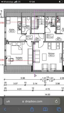 Foto - 2 Zimmer Dachgeschoßwohnung zur Miete in Bönen