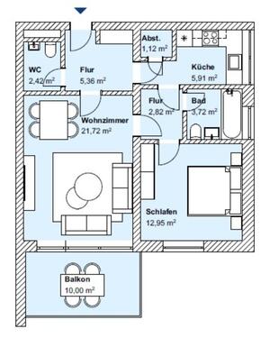 Foto - Etagenwohnung in Warendorf