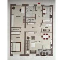 Helle 3-Zimmer Wohnung mit Balkon in Wolfsburg Stadtmitte