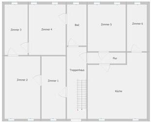 6-Zimmer-Eigentumswohnung – renovierungsbedürftig! + Grundstück - Odenbach