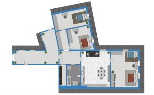 Foto - 4 Zimmer Dachgeschoßwohnung zur Miete in Halle (Saale)