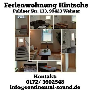 Foto - Ferienwohnung in Weimar - 40,00 EUR Kaltmiete,
