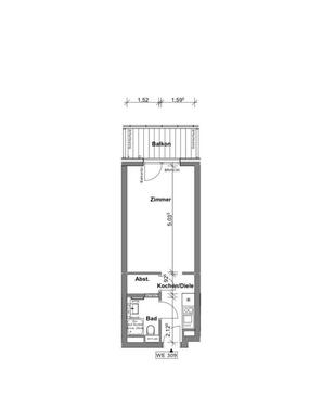 Foto - 1 Zimmer Etagenwohnung in Frankfurt am Main