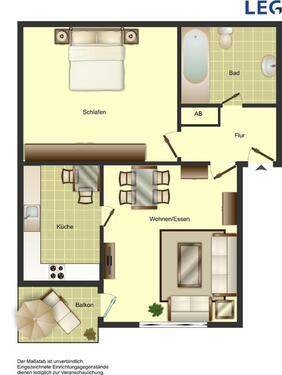 Foto - 2.5 Zimmer Etagenwohnung zur Miete in Hamm