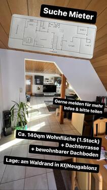 Foto - Wohnung zum mieten - 1.100,00&nbsp;EUR Kaltmiete, ca.&nbsp; 140,00&nbsp;m&sup2;