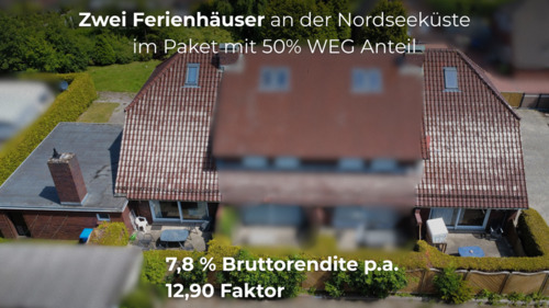Foto - Zwei renditestarke Ferienhäuser in Dornumersiel mit 7,8% Rendite