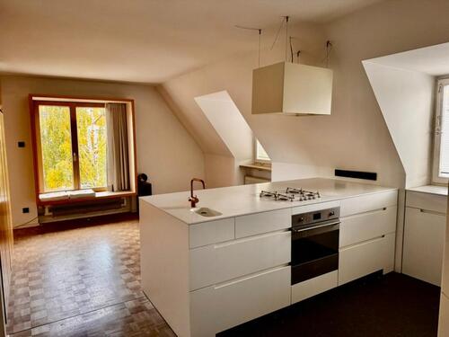 Foto - Modern Designer Apartment with Fireplace, Open Kitchen & Private