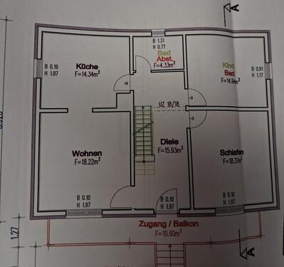 Foto - 4 Zimmer Maisonettenwohnung zur Miete in Schmalkalden