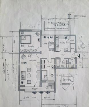 Foto - 3 12-Zimmer-Wohnung mit Garage in Haar bei München