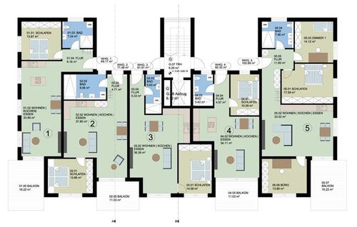 Foto - 4 Zimmer Etagenwohnung in Nüsttal