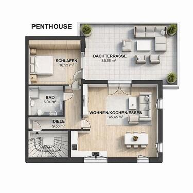 Foto - Penthouse mit Naturblick in Katzenelnbogen