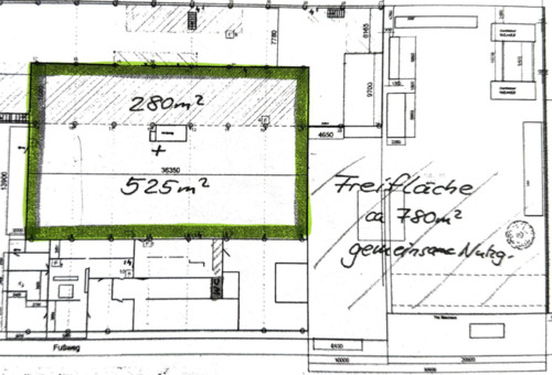 Foto - Kranhalle Nähe Steinerne Furt - 3.600,00&nbsp;EUR Kaltmiete, ca.&nbsp; 805,00&nbsp;m&sup2;